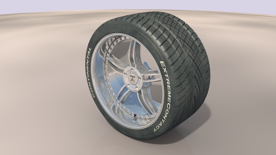 Asanti B1 wheel w. Conti ExtremeContact tyre preview image 1